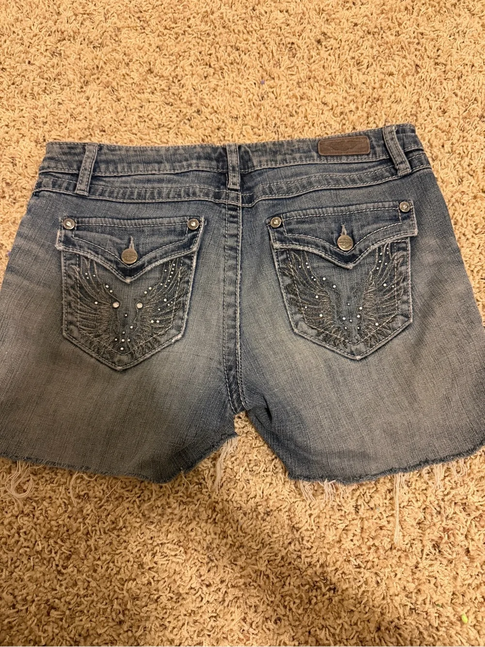 Vintage Harley-Davidson Women’s Distressed Denim Shorts